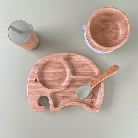 SAGE | Elephant Dinnerware Set of 4
