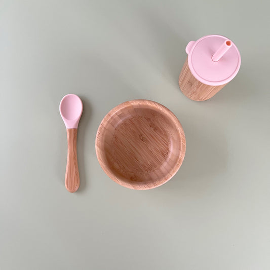 BALLERINA PINK | Bamboo Dinnerware Set of 3
